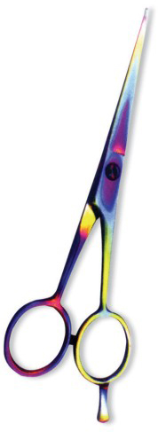 Professional Hair Cutting Scissor with razor edge. Multicolor Coating