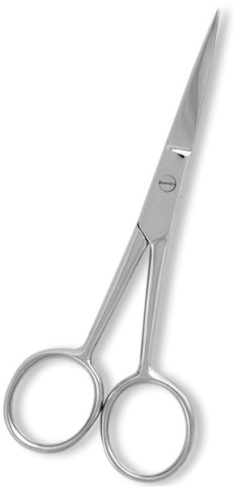 Moustache Scissor. Mirror Finish.