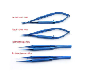 Titanium Micro Surgery Set of (4 Pcs)